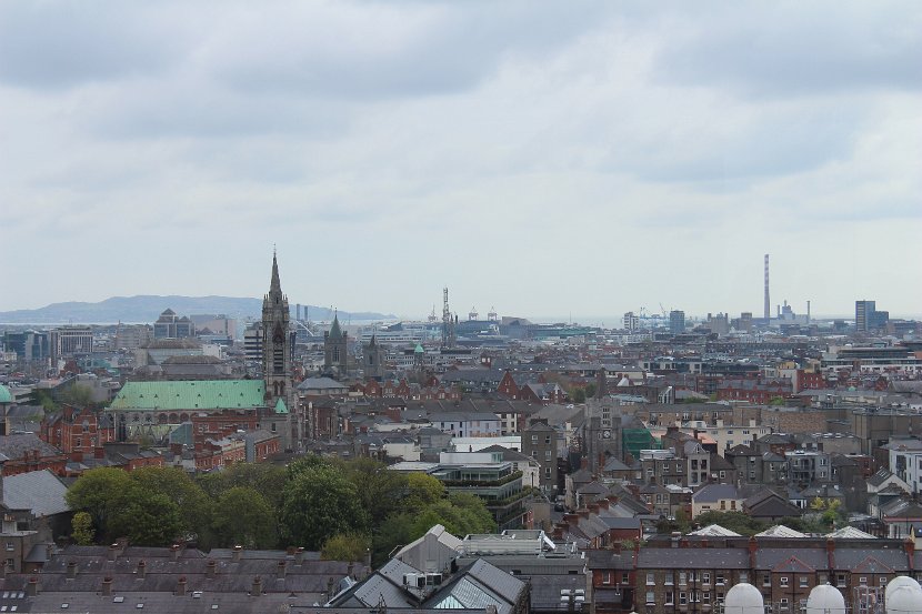 View of Dublin East of the Guinness Gravity Bar